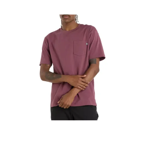 New Balance Выцветший Сливовый Цвет Мужская Футболка