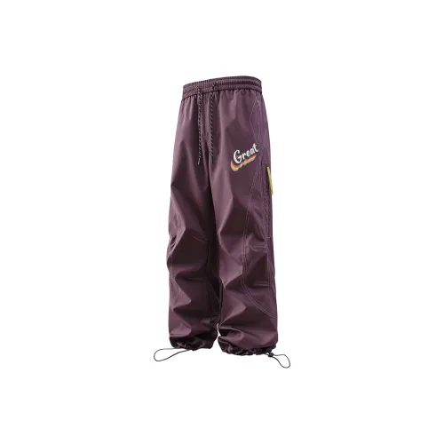 GDRG Фиолетовый Унисекс Карго Брюки