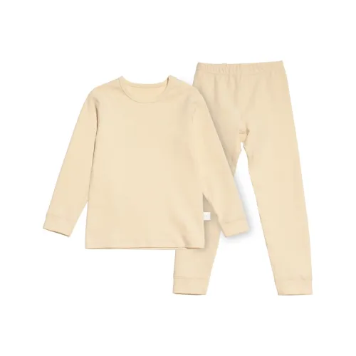 Chiaus Хлопок Нижнее белье Комплект Осенний Зимний Трусы Термические Нижнее белье Топы База для макияжа Двухкомпонентный Набор Детский