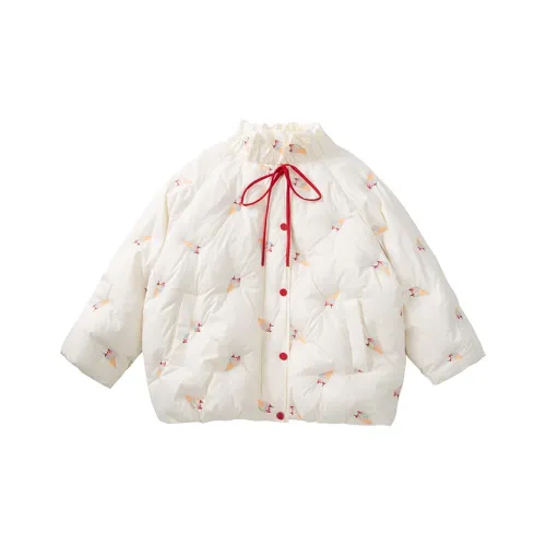 MILING Экрю Пух Школьный возраст Пуховики