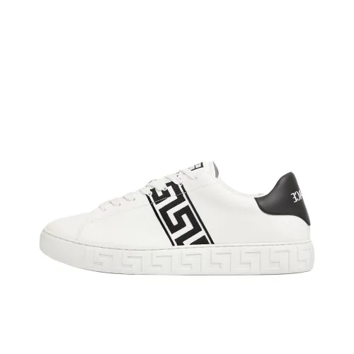 VERSACE Greca Low Топ Скейтборд Кроссовки Мужские Белые