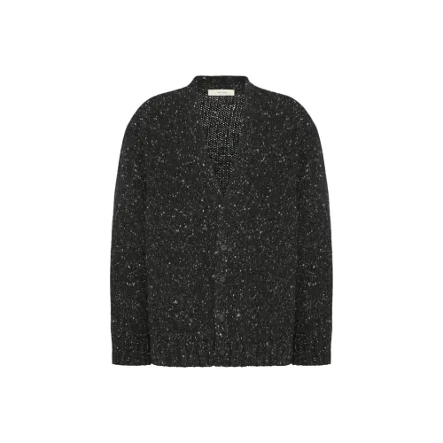 THE ROW Угольный серый мужской кашемировый свитер