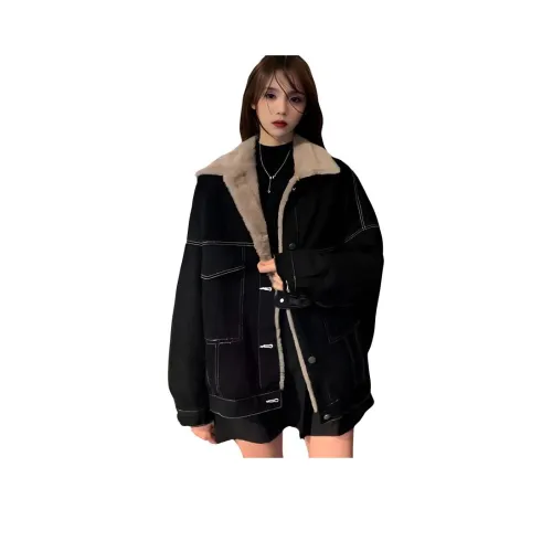 YOUSEKOO Черный Женский Пуховик