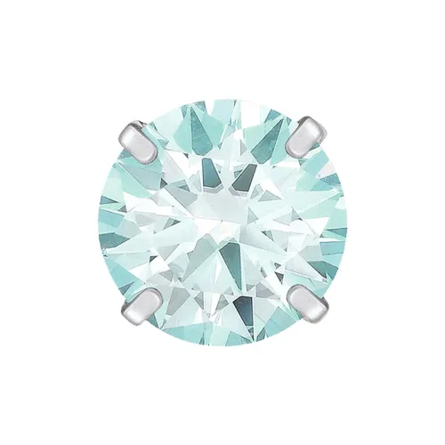 ICEGANG Муассанит F136 Титановый сплав Серьги-гвоздики Унисекс