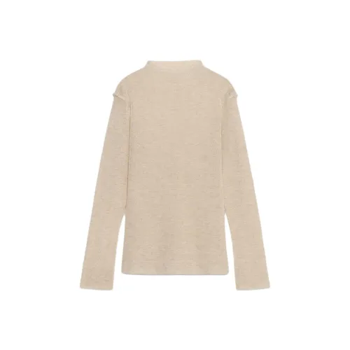 ZARA Песочный Женский Трикотаж