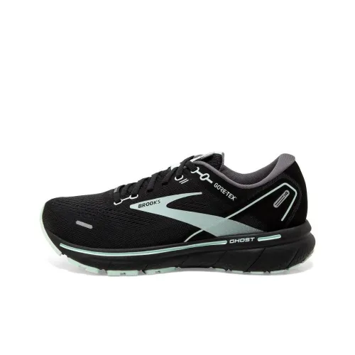 Brooks Ghost 14 Slip-Resistant Low Top Беговые кроссовки Женские Черный Зеленый