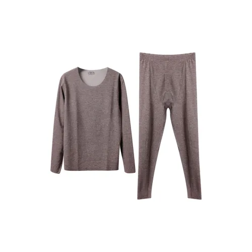 2323 [1 комплект] Кофейный Мужской Термокуртки