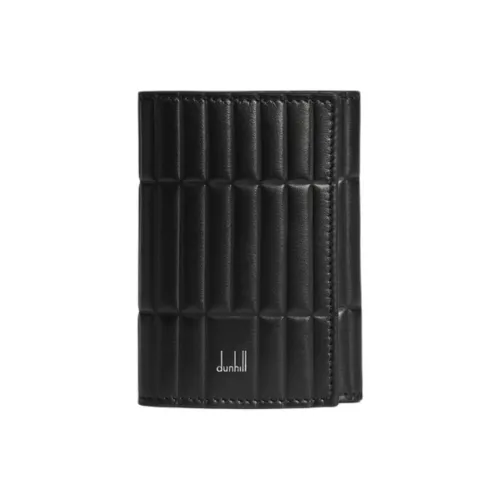 Dunhill Rollagas Коровья кожа Key Pouch Мужской Черный