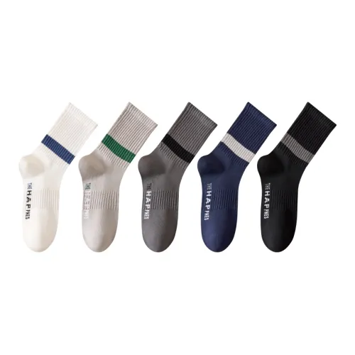 MIIOW 1 из 5 цветов Мужские носки MID до икры