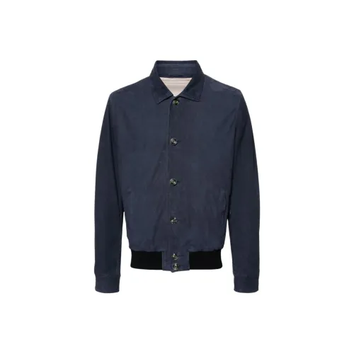 BARBA Blue Men's Jackets BARBA Синий Мужские Куртки