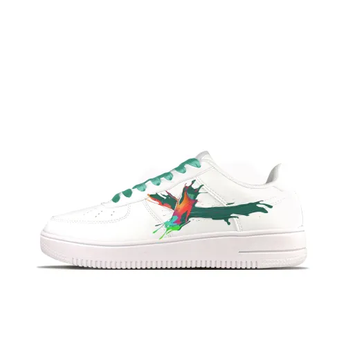 XTEP Air Force One Амортизация Износостойкие Низкие Кроссовки для Скейтбординга Женские