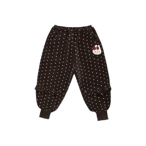 RHOBESAM YOUMI Дом Точка Кролик С флисовой подкладкой Брюки Хаки Предшкольные Тренировочные брюки