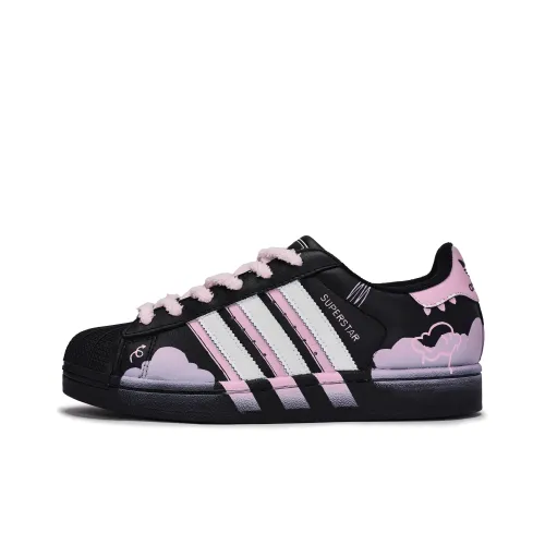 Adidas Originals Superstar 2 REGO Hot Dog Worry Бесплатно Liuyun Low Скейтбординг Кроссовки Унисекс Черный Белый Розовый