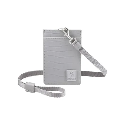 PORTER Leather Картхолдер Унисекс Серый