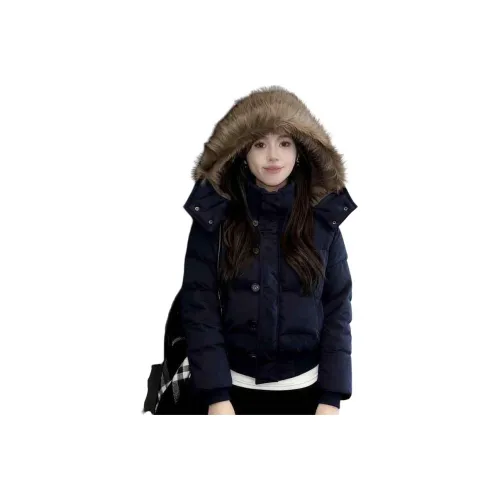 KXRP Темно-синий пуховик унисекс пуховики (пуховики)