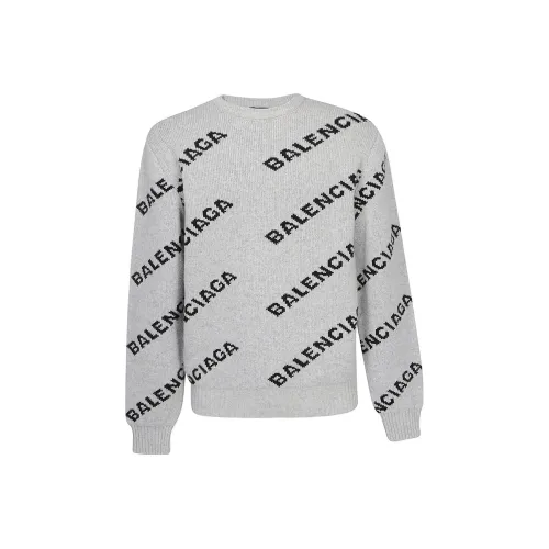 Balenciaga FW23 Свитер Регулярный крой Мужской Серый