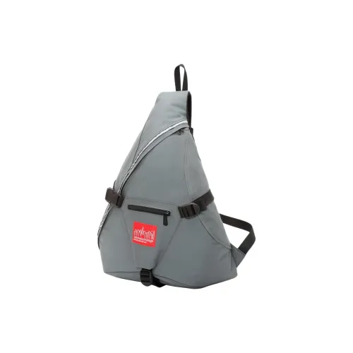 Manhattan Portage Нейлоновая сумка через плечо большая унисекс серого цвета