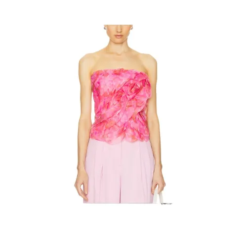 Aje Розовый Женский Топ без бретелек