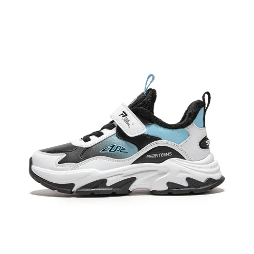 7 PE противоскользящая устойчивая к истиранию детская хлопковая обувь черного белого цвета для подростков