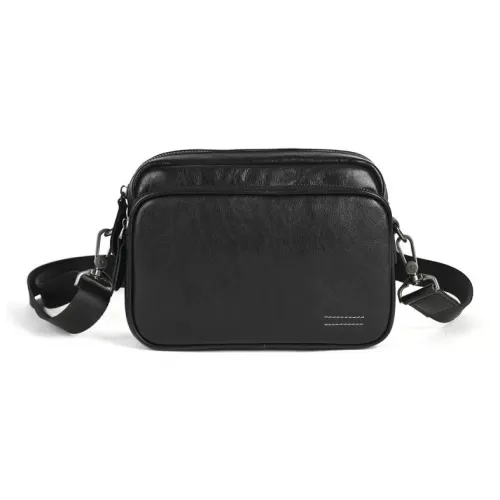 KONADCT Синтетическая кожа Сумка через плечо Стандартная Унисекс Черная