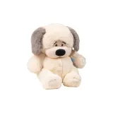 Белый Puzzled Бобовый Собака