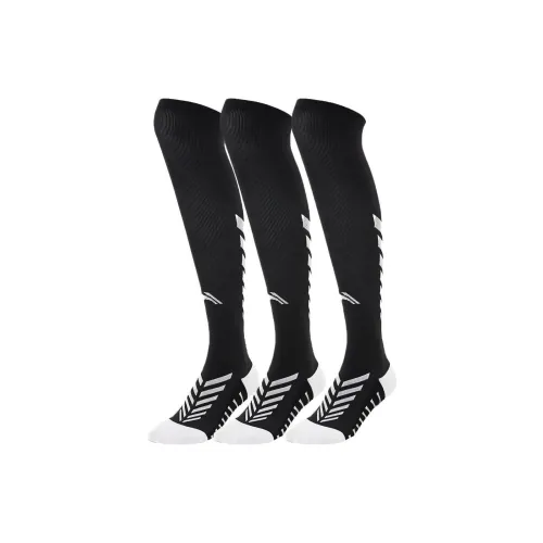 LINING 3 шт Черные Унисекс Колено высокие Носки