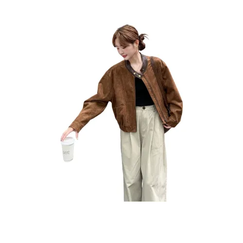 SIXUSICHOU Cropped Coat Women's