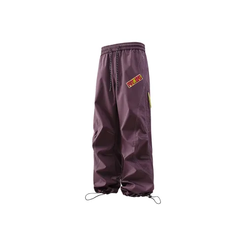 GDRG Фиолетовый Унисекс Карго Брюки