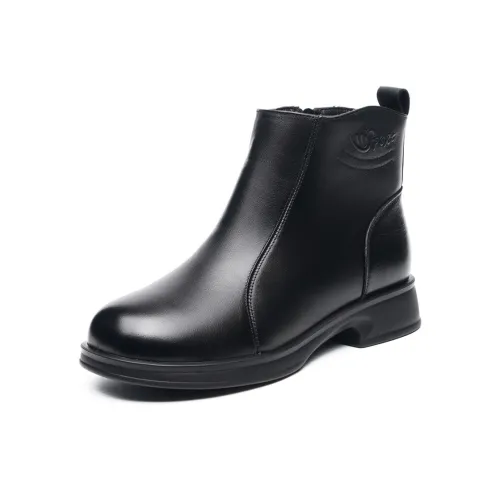 AOKANG Ботильоны Black Женские