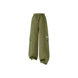 Утолщенные и с флисовой подкладкой карго штаны, квадратный крючок и петля, цвет армейский зеленый