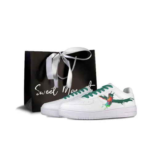 XTEP Air Force One Амортизация Износостойкие Низкие Кроссовки для Скейтбординга Женские Белые