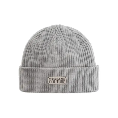 VERSACE JEANS Акриловые шапки-бини женские серые