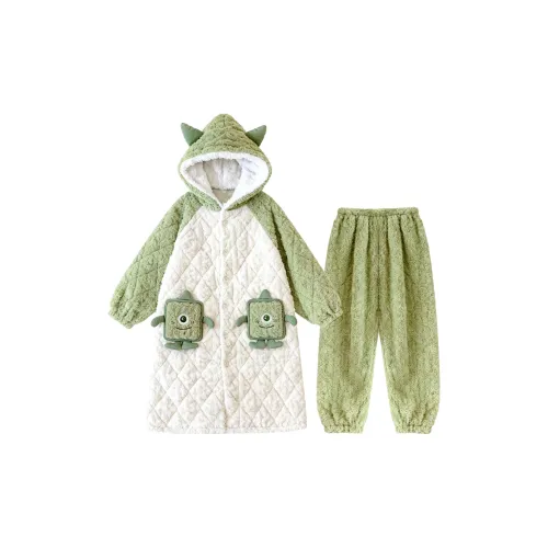 O'MESIK Зеленый Женский Пижамный Комплект