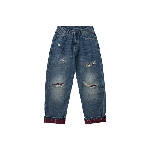 VERAF CA Синий Унисекс Джинсы