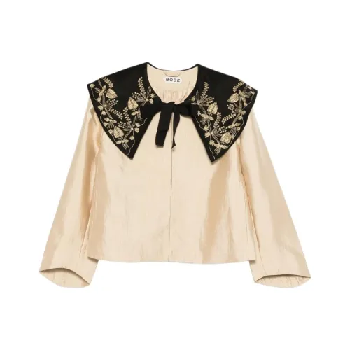 Bode Вышитый Ожерелье-Куртка Куртки и Пальто Женские