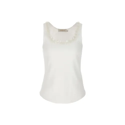 Zimmermann SS24 Майка Женская Белая