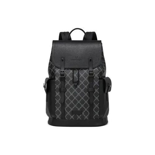 SEWAFOX ПВХ Рюкзак Стандартный Унисекс Черный