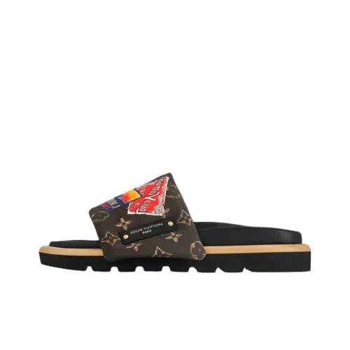 LOUIS VUITTON Слипоны Женские Коричневый