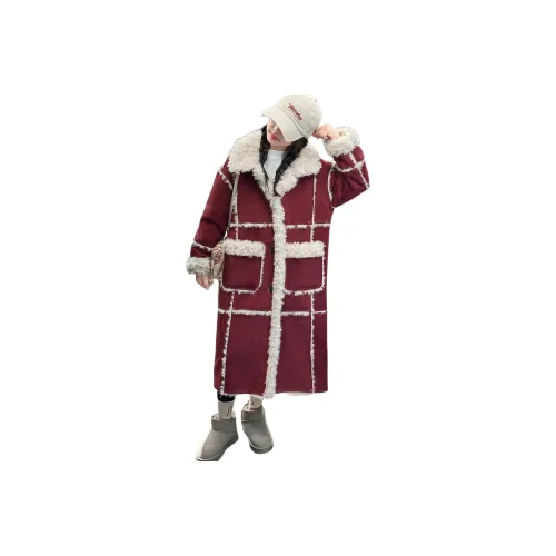 Mami Macca Длинное пальто из нейлона зимнее для подростков