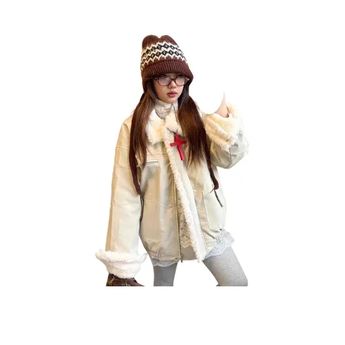 BABUGGE Абрикос Женские пуховики