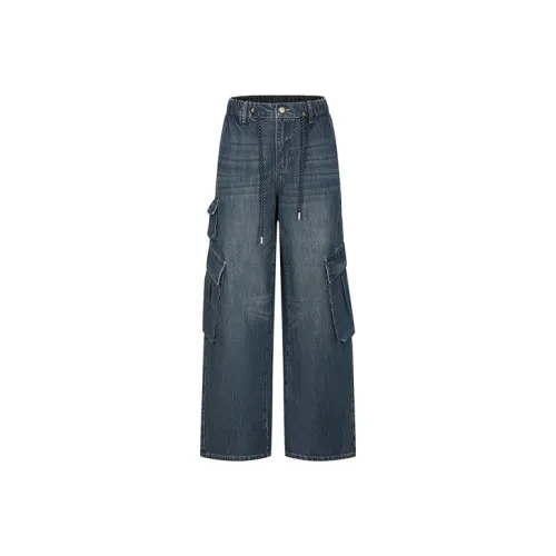 URBAN REVIVO Небесно-голубой Женские Джинсы