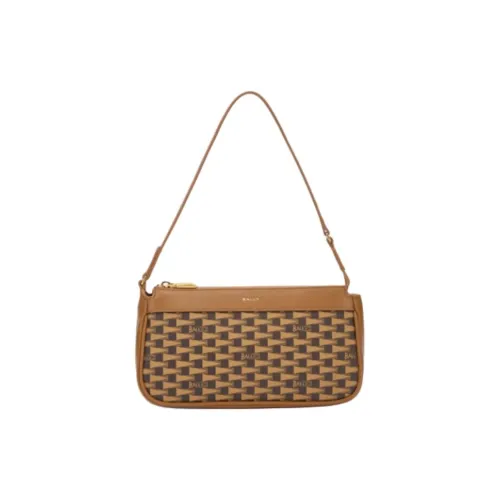 BALLY Сумка через плечо из коровьей кожи маленькая женская коричневая