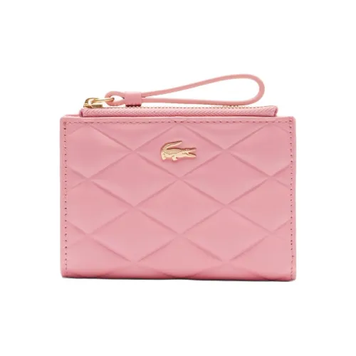 LACOSTE Кошелек из коровьей кожи женский розовый
