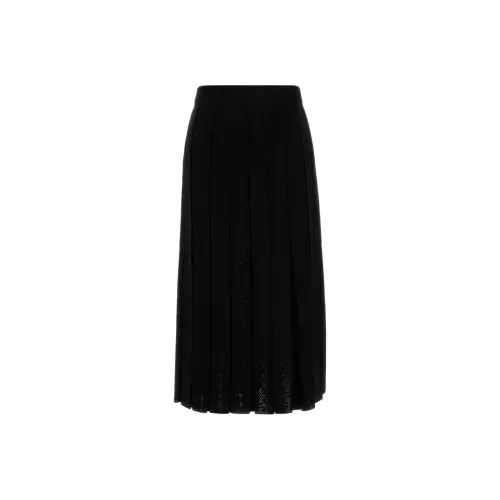 TORY BURCH Повседневный Длинный Юбка Женские Черный