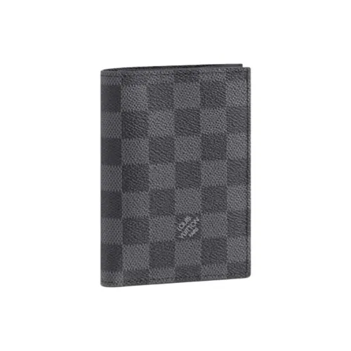 LOUIS VUITTON Холдер для карт и паспорта Мужской Черный и Серый
