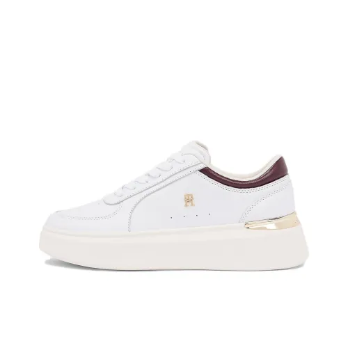 Tommy Hilfiger Trainers Low Топ Кроссовки для скейтбординга Женские Белые
