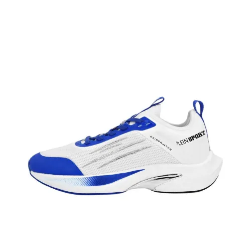 PLEIN SPORT Спринт 78 Low Топ Повседневная обувь Унисекс Белый Синий