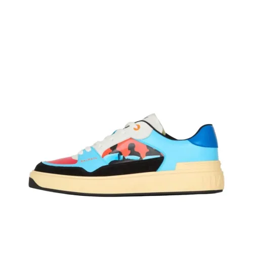 BALMAIN Gyasi Low Скейтборд Кроссовки Мужские Синие