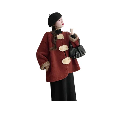 ONENINE34PM Бархат Feel Пальто Женское