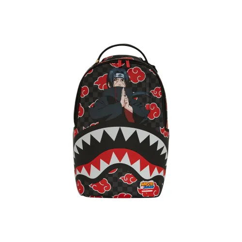 SPRAYGROUND Рюкзак из искусственной кожи унисекс черный красный